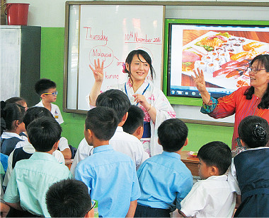 マレーシアの華人系小学校の様子