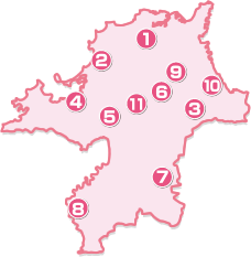 福岡県地図画像