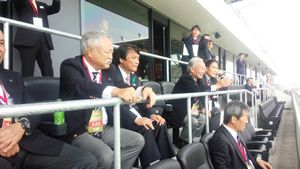 Mayor Ogawa enjoyed watching some top-level Rugby Women's Sevens matches.