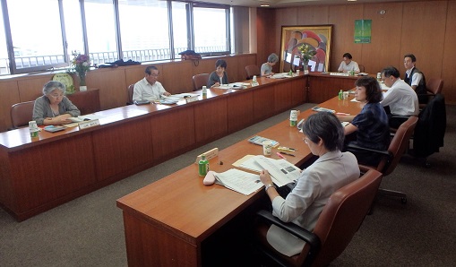 第６回福岡県森林環境税検討委員会の様子