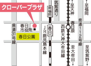 クローバープラザ 地図