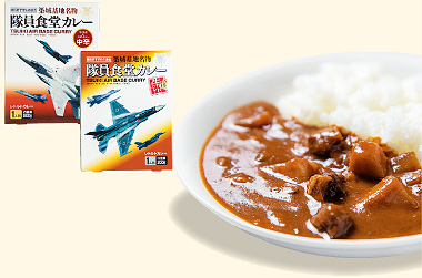 隊員食堂カレーの写真