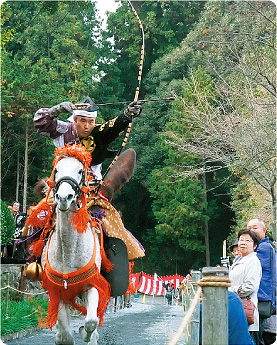 流鏑馬祭りの様子