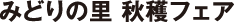 みどりの里 秋穫フェア