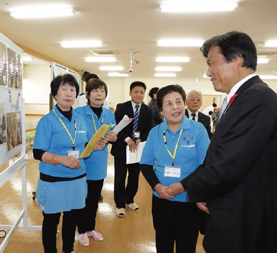 町が養成した介護予防サポーターの皆さんが運営する介護予防教室