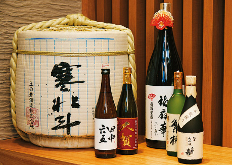 福岡県の様々な日本酒の写真
