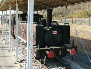 蒸気機関車 アルコ号の写真