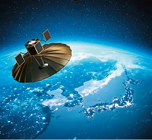 超小型レーダー衛星「イザナギ」イメージ画像