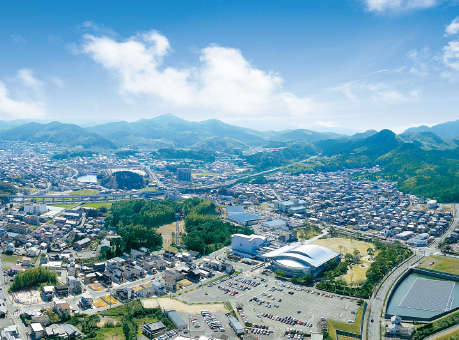 航空写真で見る岡垣町の写真