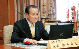 桃崎峰人 佐賀県議会議長（九州各県議会議長会会長）の写真