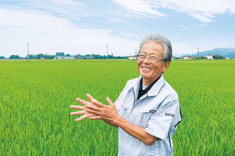 めし丸元気つくし研究会・会長の長野久さんの写真 めし丸元気つくし研究会・会長の長野久さんの写真