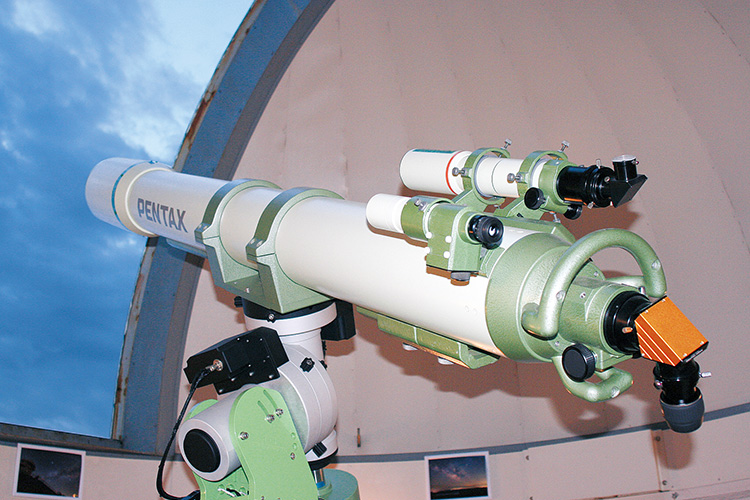 大望遠鏡の写真
