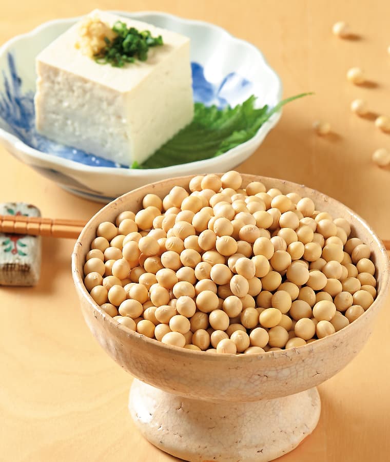 「ふくよかまる」と「ふくよかまる」を使用した豆腐の写真 「ふくよかまる」と「ふくよかまる」を使用した豆腐の写真