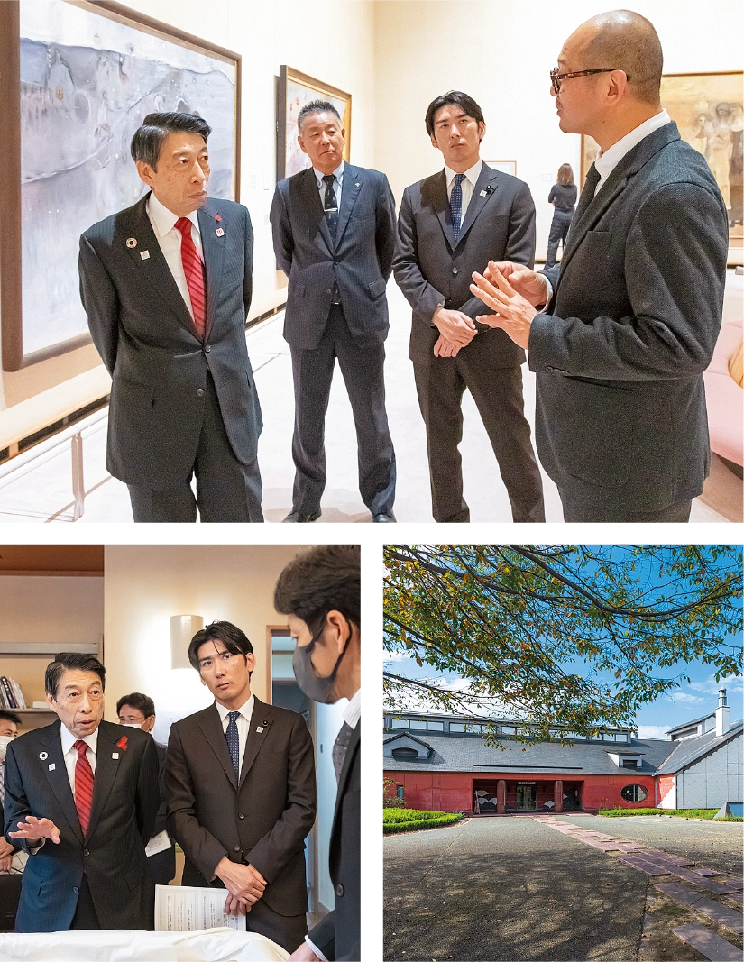 織田廣喜(おだひろき)美術館、碓井郷土館の写真