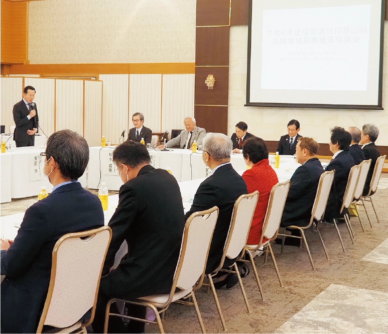 福岡県日田彦山線沿線地域振興推進協議会の様子