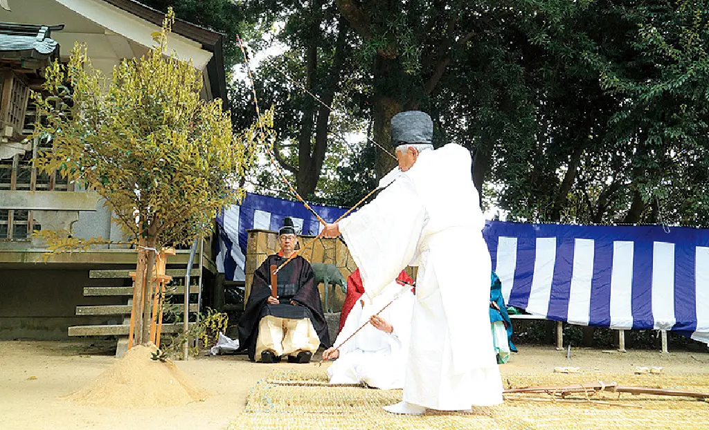 山誉祭（やまほめさい）の様子