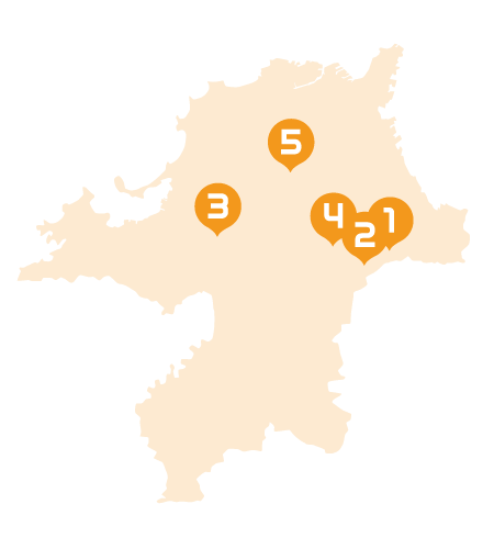 福岡県地図画像