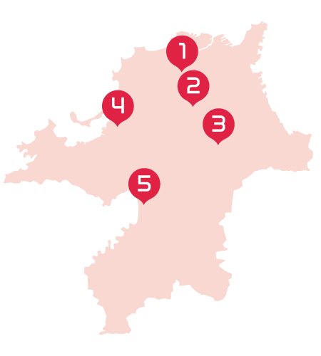 福岡県地図画像