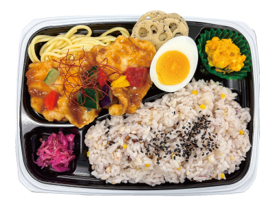 彩り野菜の油淋鶏弁当 イメージ
