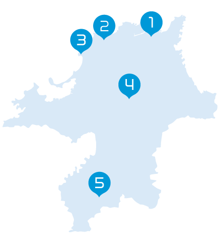 福岡県地図画像