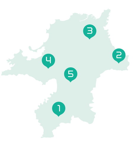 福岡県地図画像