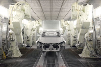 自動車工場のイメージ