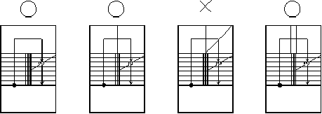 回り階段の例図