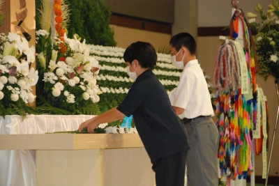 福岡県追悼式の様子