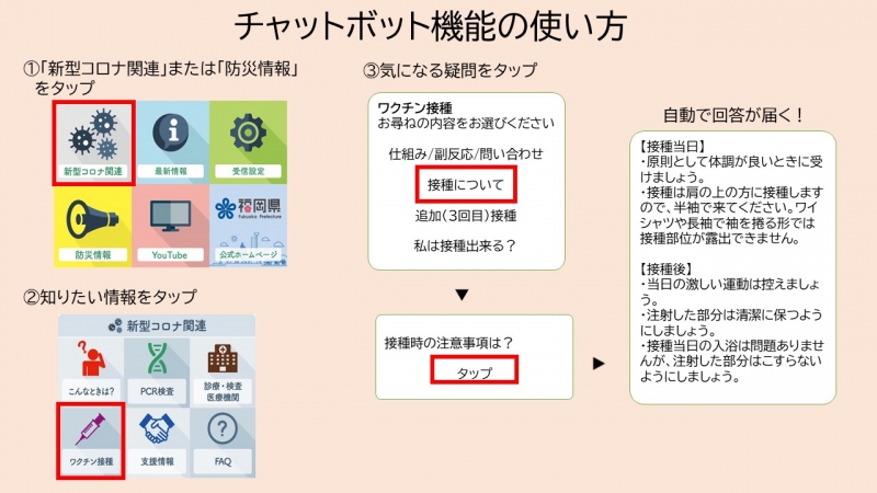 チャットボット機能の使い方