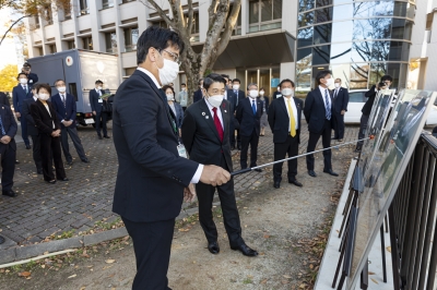 雨水貯留施設工事現場説明