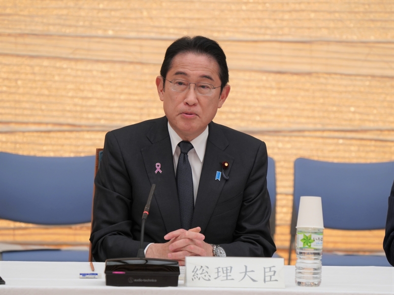 発言する岸田総理の写真