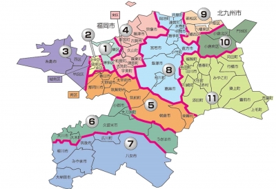 福岡県の選挙区