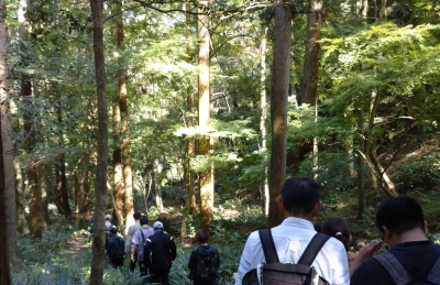 四王寺県民の森での森林散策