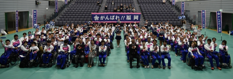 昨年度の結団式の様子