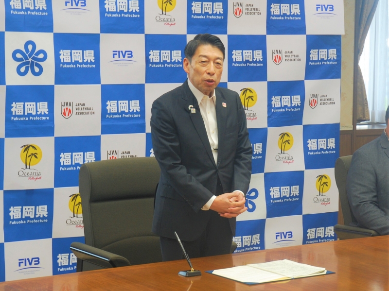 あいさつする知事の写真です