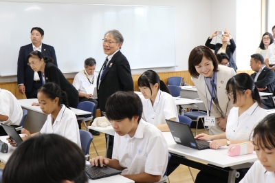 （写真）視察の様子