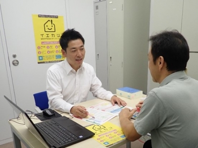 相談対応の様子