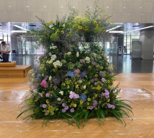 県庁での飾花