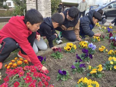 花壇の写真３（行橋北小学校）