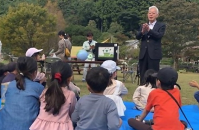 環境関連イベントでのブース出展（子供向け紙芝居）の写真