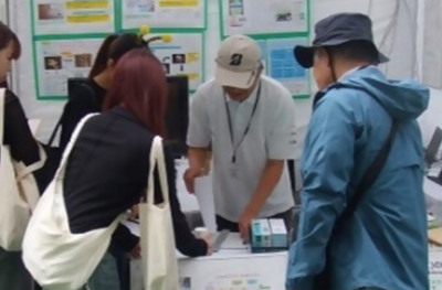 環境関連イベントでのブース出展（パネル展示）の写真