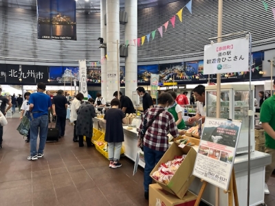 BRT開業1周年の様子