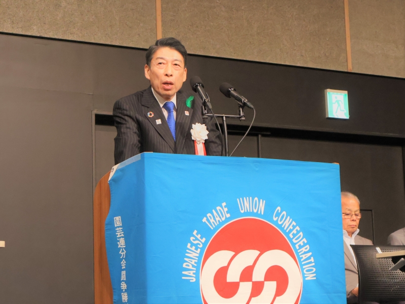 あいさつする知事の写真です