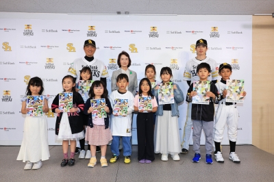 子どもたちと記念撮影