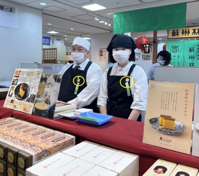 ロゴマークバッジ写真
