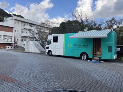 福岡教育大学における出張子宮頸がん検診の様子１