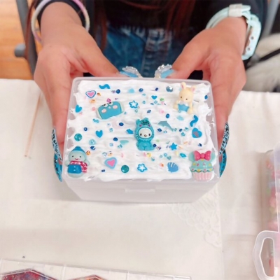 小物入れをスイーツケーキみたいにデコろう!