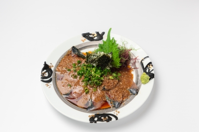 １博多名物胡麻さば九州もろみ醤油仕立て