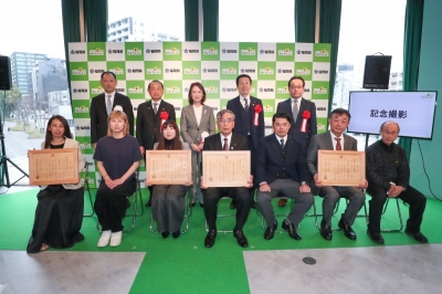令和６年度の表彰式の様子