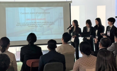 バンコク都と福岡県の大学生・社会人の交流の様子